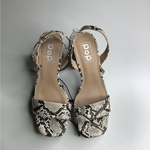 Pop Size 9 Women’s Casen Chunky Heel Sandals. New No Tags - Picture 9 of 10